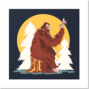 Sassquatch - Wild secrets  - Bigfoot chilling Posters and Art